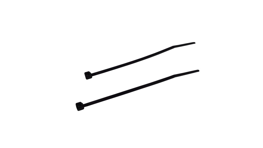 REV Ritter Kabelbinder, Kunststoff,120 x 3,5 mm, 100 Stück, Schwarz
