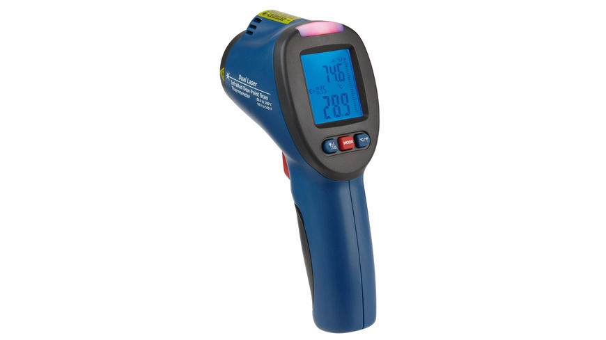 TFA Infrarot-Thermometer mit Schimmel-Detektor und Taupunkterkennung, -50 °C bis +260 °C