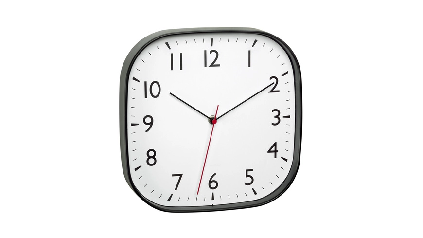 TFA Dostmann Analoge Wanduhr, Quarzuhrwerk