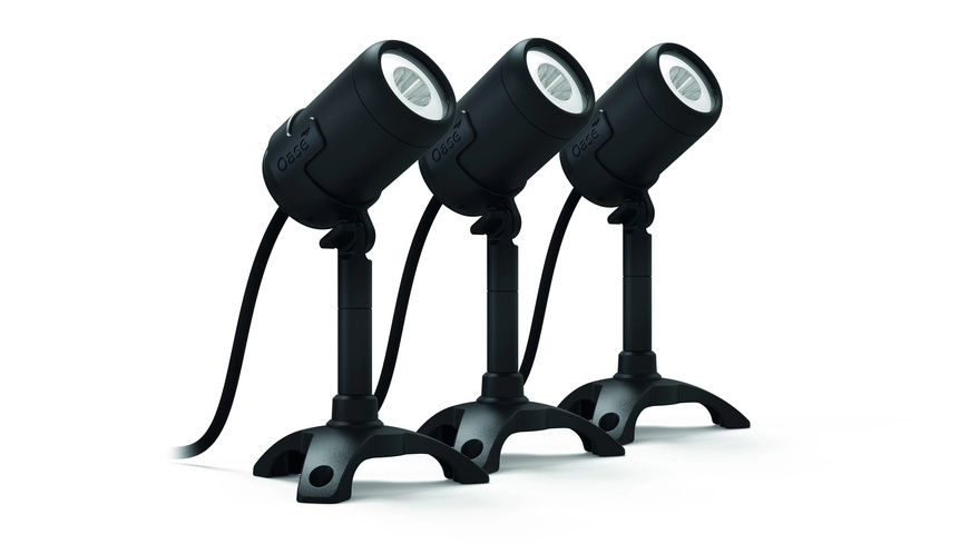 Oase LunAqua Connect Set M, 3 Spots, Teichbeleuchtung, IP68