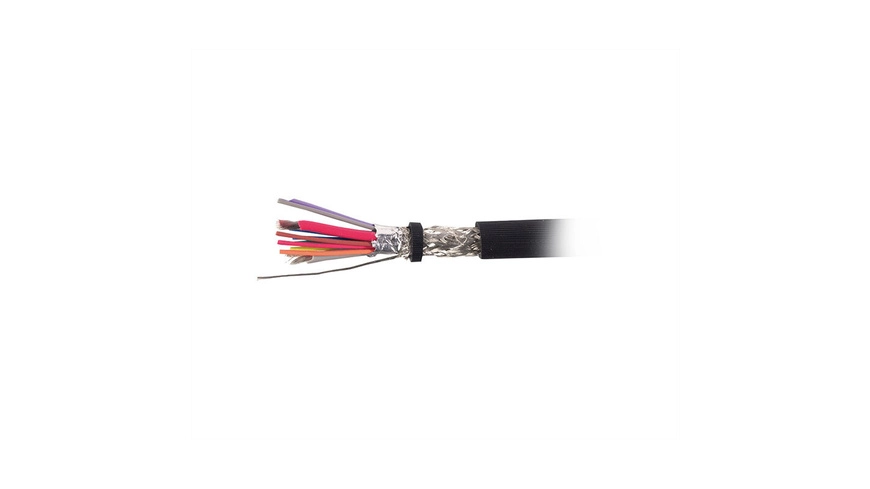 BKL Electronic Monitorleitung 75 Ohm, 3 Koaxialleiter einzelnd geschirmt und isoliert, 10m Ring