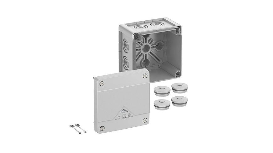 Verbindungsdose Abox Pro 040-L, grau