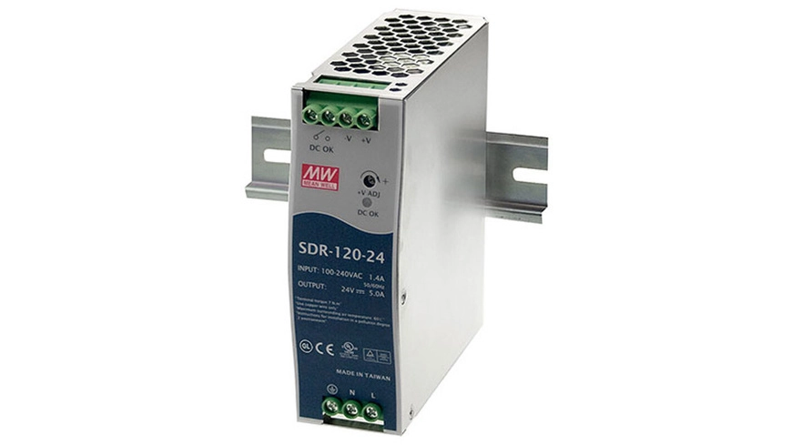 Mean Well 24V/120W Hutschienennetzteil SDR120-24
