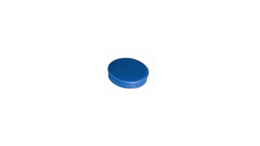 Deckel, blau, für 21-mm-Spannzangen-Drehknopf