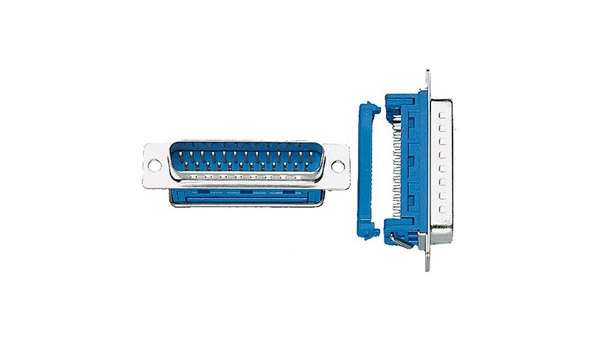 SUB-D-Flachbandkabel-Steckverbinder, 25-polig