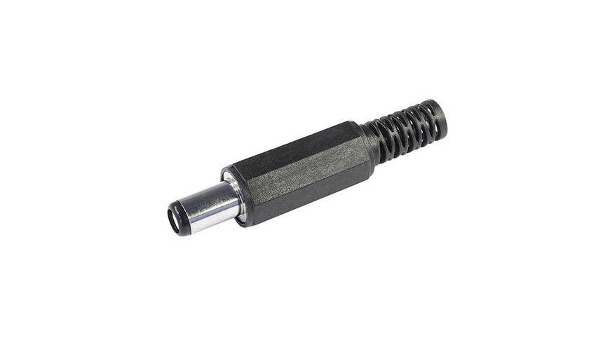 DC-Stecker 2,1 x 5,5 mm, Knickschutz