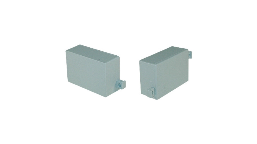 Strapubox Kunststoff-Gehäuse mit Lasche MG 308 ABS 45 x 30 x 17,5 mm, grau