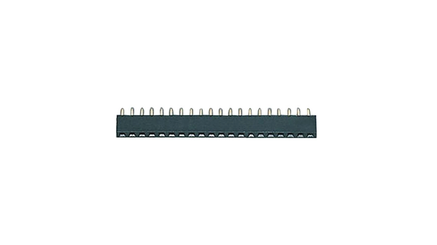 Buchsenleiste, 1x 10-polig, Körperhöhe 8,2 mm, gerade, nicht trennbar