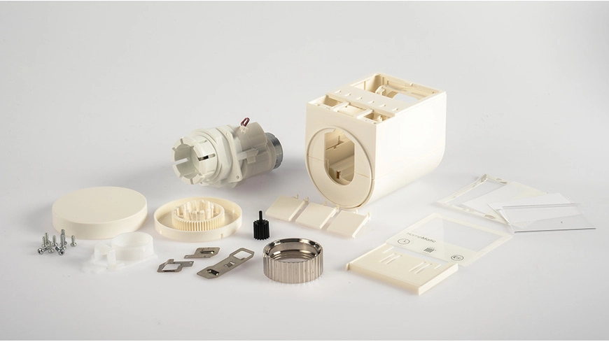 Leergehäuse und Antriebsmotor für Homematic Heizkörperthermostat HM-CC-RT-DN