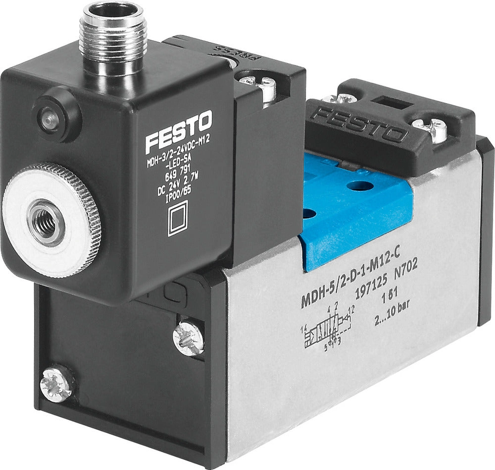 Festo 5/2 Monostabiles Magnetventil Baugröße 2 ISO 5599-1 2300l/min - 533008