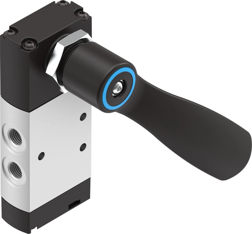 Festo 5/3 Erschöpfte Handhebelventil G1/8 530L/Min -0.95 - 10Bar/-14 - 145Psi - 4165859