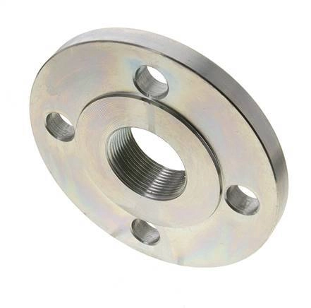 Gewindeflansch DN50-PN40 Rp 2'' Verzinkter Stahl DIN 2567 Und EN 1092-1 (Typ 13)