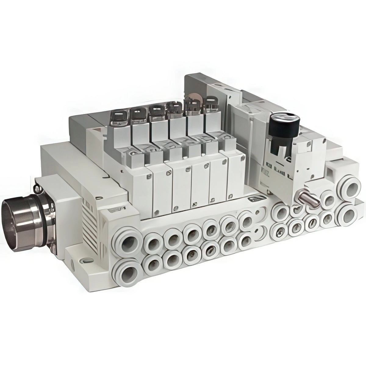 SMC Kassette-Typ Verteiler Mit Rundsteckverbinder 6mm/8mm Push-In - SS5V1-W16CD-04B-C6