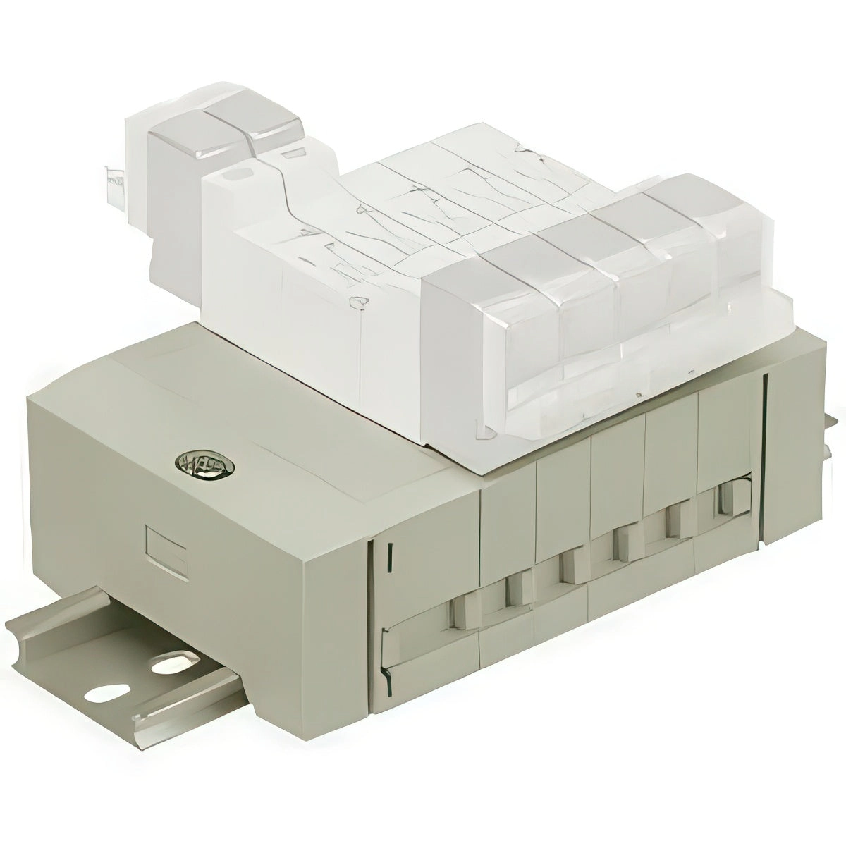 SMC Ventilblock DIN Schiene Einzelverdrahtung 8mm Push-In - SS5Y5-45-08D-C8-Q