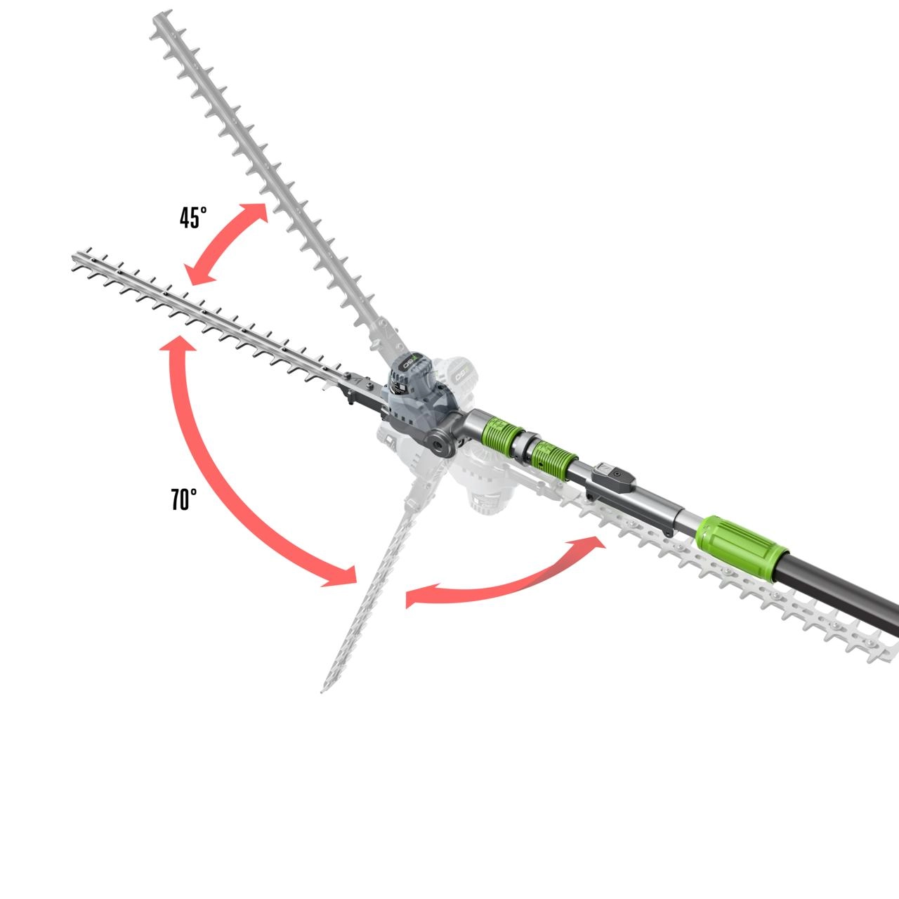 EGO PTX5100 51cm Heckenschneideraufsatz für Teleskopstange