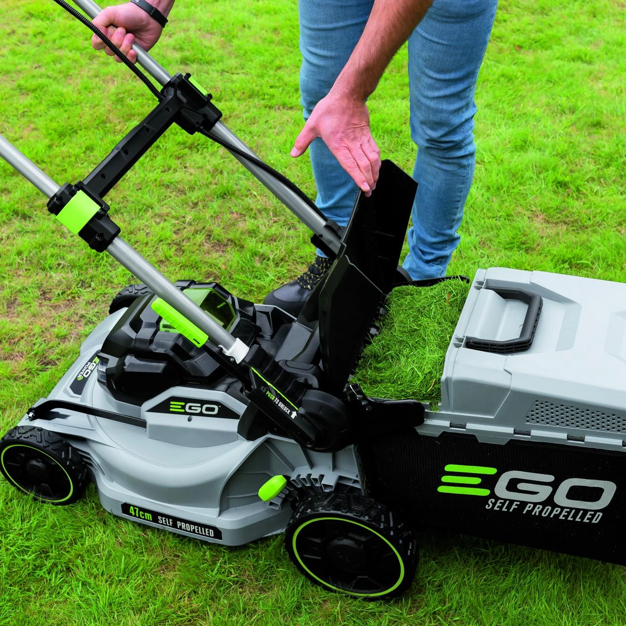 EGO LM1903E-SP 47cm Kunststoff-Rasenmäher mit Radantrieb KIT