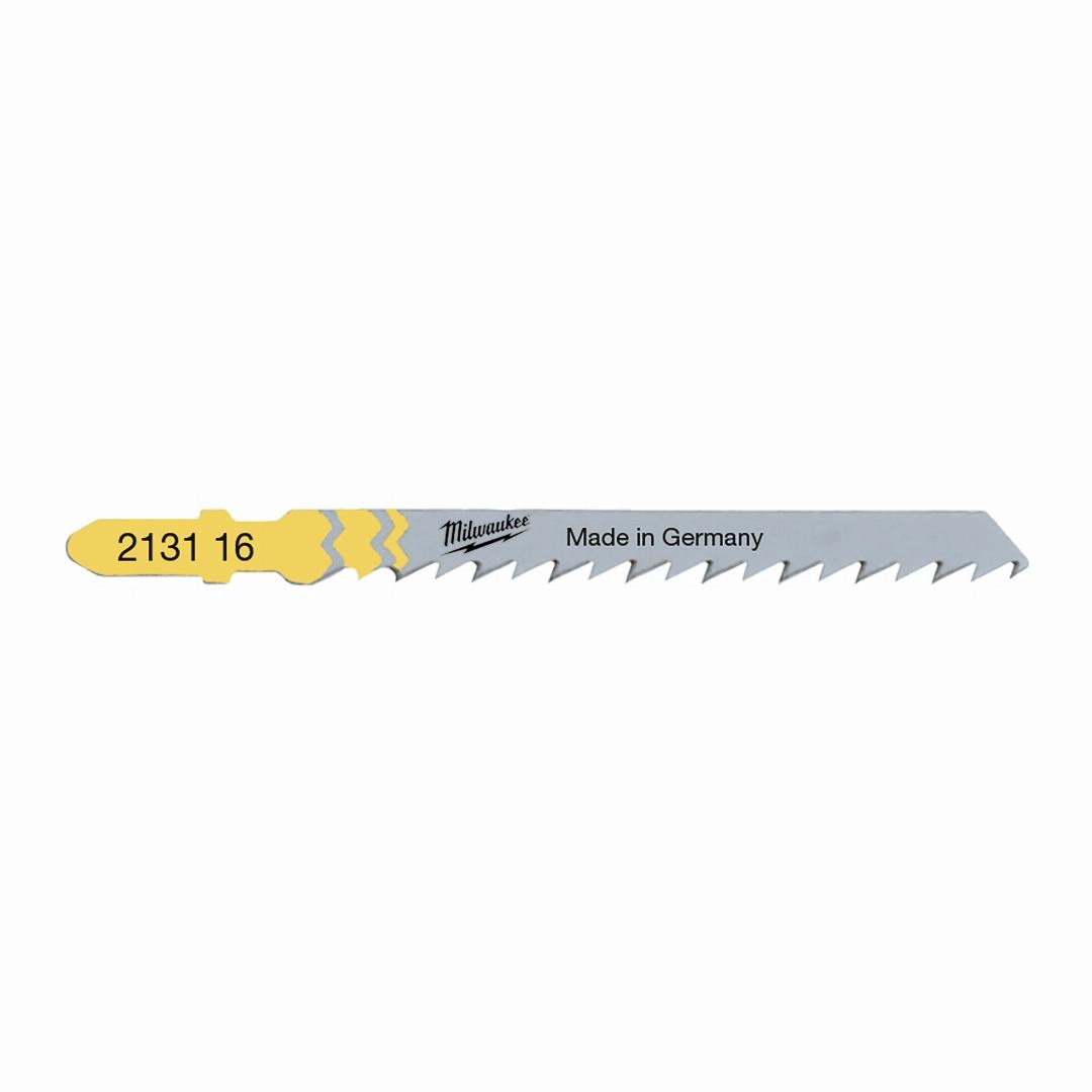 Milwaukee Stichsägeblatt Holz schnelle Schnitte (75 x 4 mm T144D)