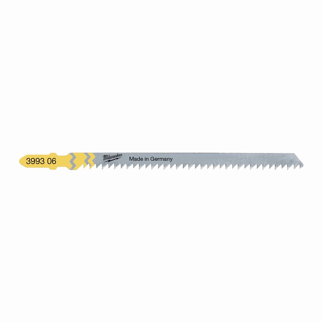 Milwaukee Stichsägeblatt Holz splitterfreie Schnitte (105 x 3 mm T301CD)