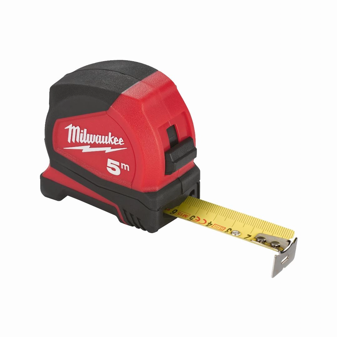 Milwaukee Pro-Compact Bandmaß 5 m (nicht-magnetisch, 25 mm breites Band)