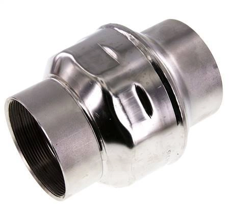 G4'' Rückschlagventil Edelstahl 316 FKM (Leichte Feder) 0.03-16bar - CLIS4E