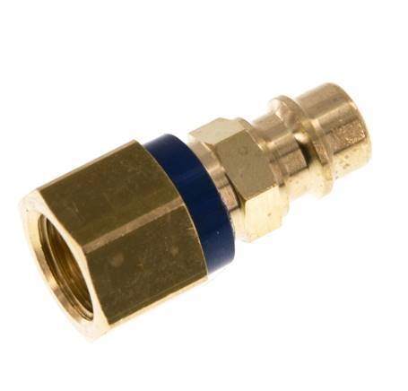 Messing DN 7.2 (Euro) Blau-kodierter Luftkupplungsstecker G 1/4 Zoll weiblich