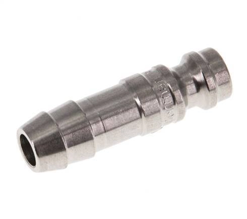 Edelstahl DN 5 Luftkupplungsstecker 8 mm Schlauchpfeiler