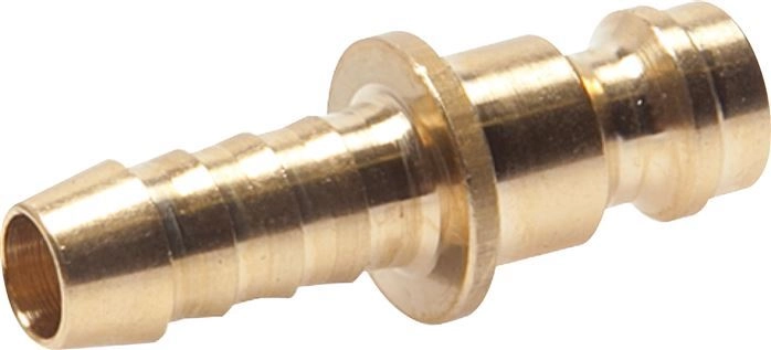 Messing DN 5 Luftkupplungsstecker 9 mm Schlauchpfeiler [10 Stück]