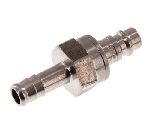 Edelstahl DN 7,2 (Euro) Luftkupplungsstecker 9 mm Schlauchsäule Doppelabsperrung
