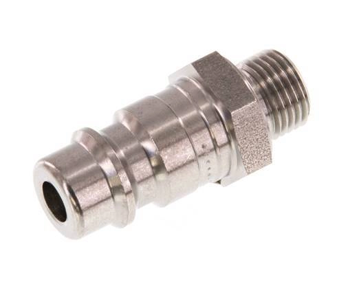 Edelstahl DN 7,2 (Euro) Luftkupplungsstecker G 1/8 Zoll Außengewinde