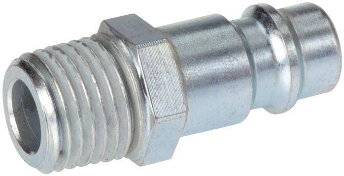 Gehärteter Stahl DN 7.2 (Euro) Luftkupplungsstecker G 1/8 Zoll Außengewinde [2 Stück]