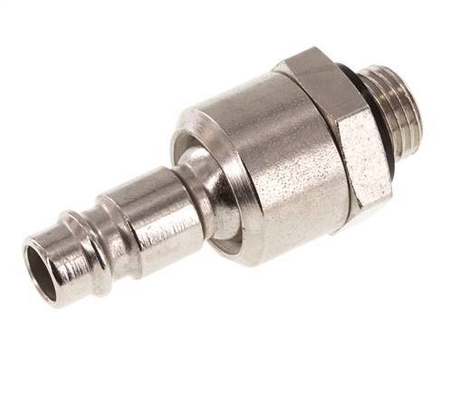 Stahl DN 7,2 (Euro) Luftkupplungsstecker G 1/4 Zoll Drehdurchführung