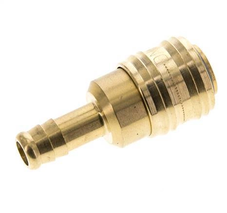 Messing DN 5,5 (Orion) Luftkupplungsmuffe 10 mm Schlauchpfeiler