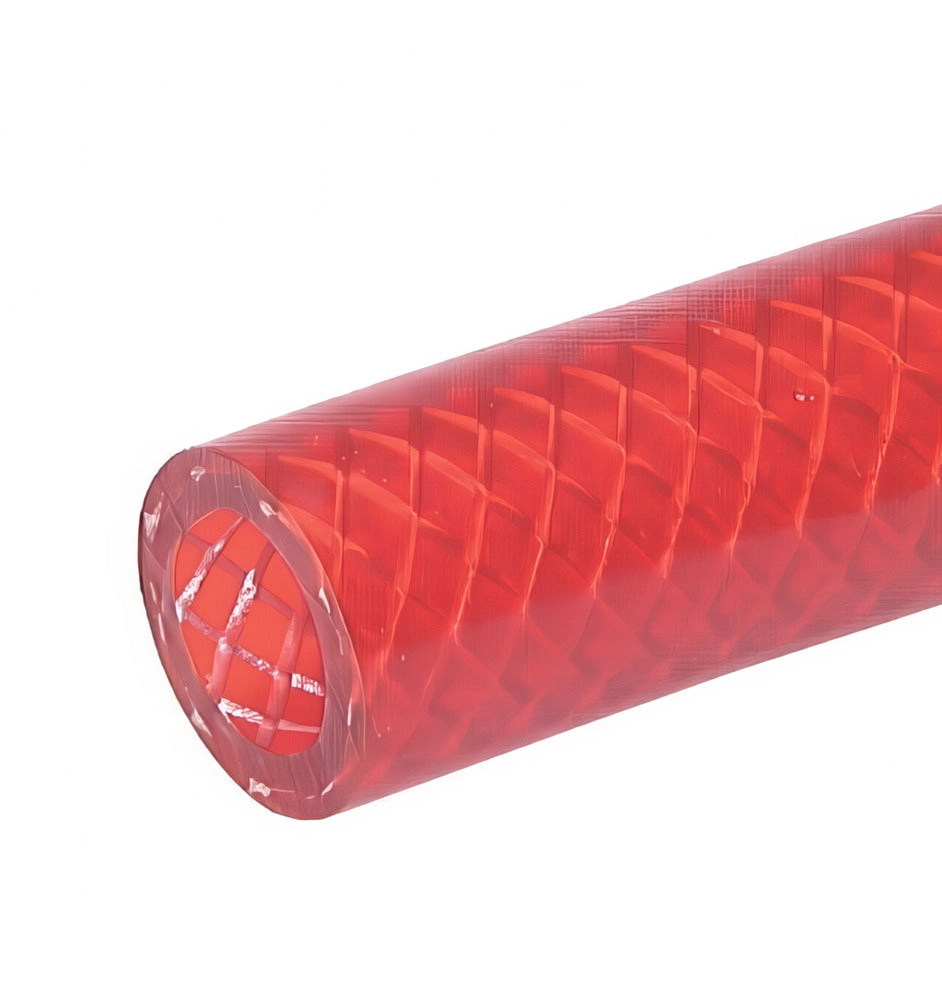 PVC Universal-Flüssigkeitsschlauch 19x26 mm 1 m Farbe Rot lebensmittelecht