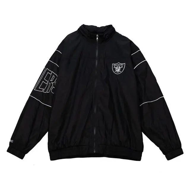 Trainingsjacke Mitchell & Ness NFL Los Angeles Raiders Sideline Jacket 1992
