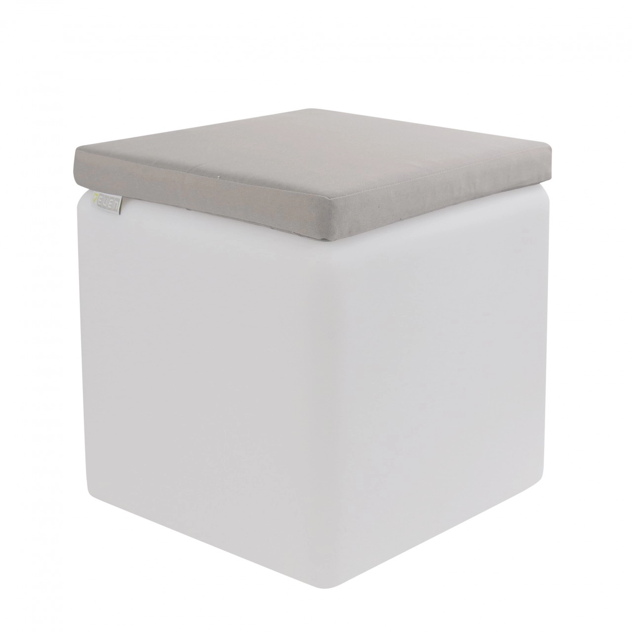 LED Design Cube 40 / LED Leuchtwürfel Bundle mit Wasserdichten Sitzkissen Sil...