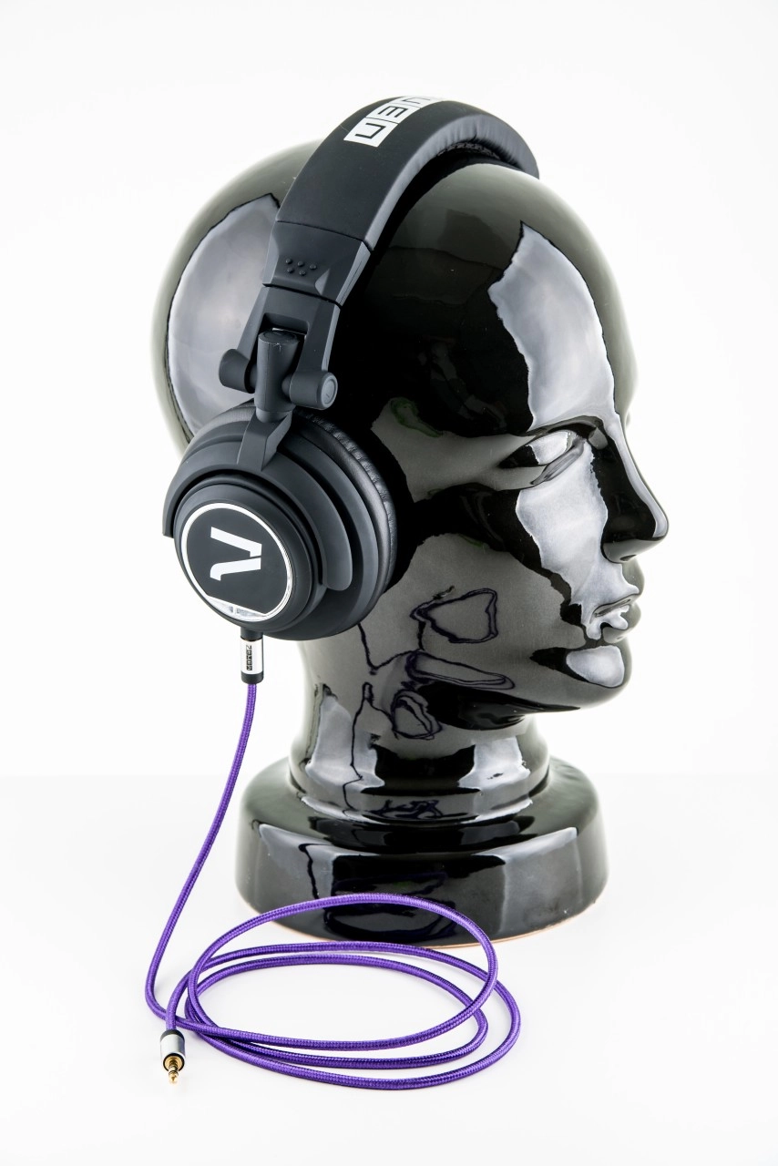 7even Kopfhörer schwarz-lila/ The Headphone black/ purple