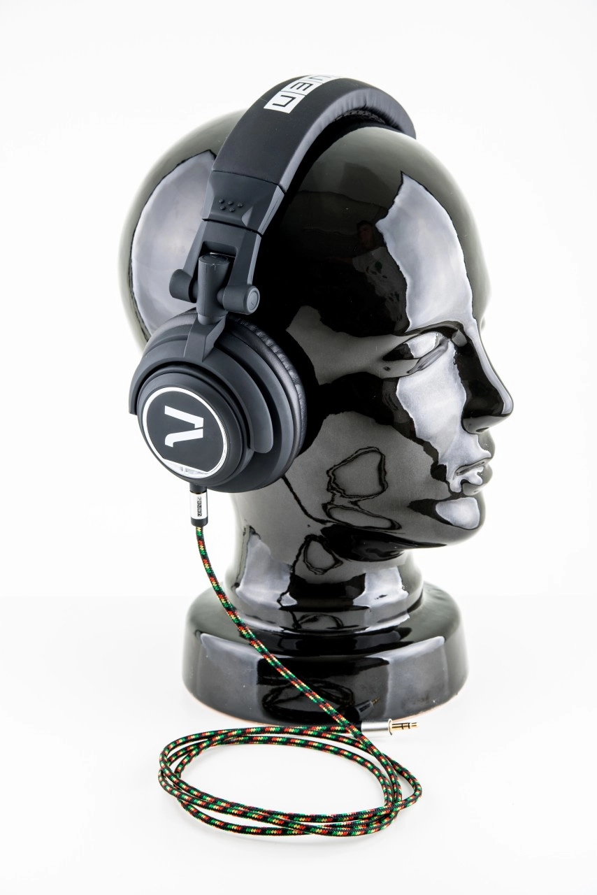 7even Kopfhörer schwarz-reggae/ The Headphone black/ rasta