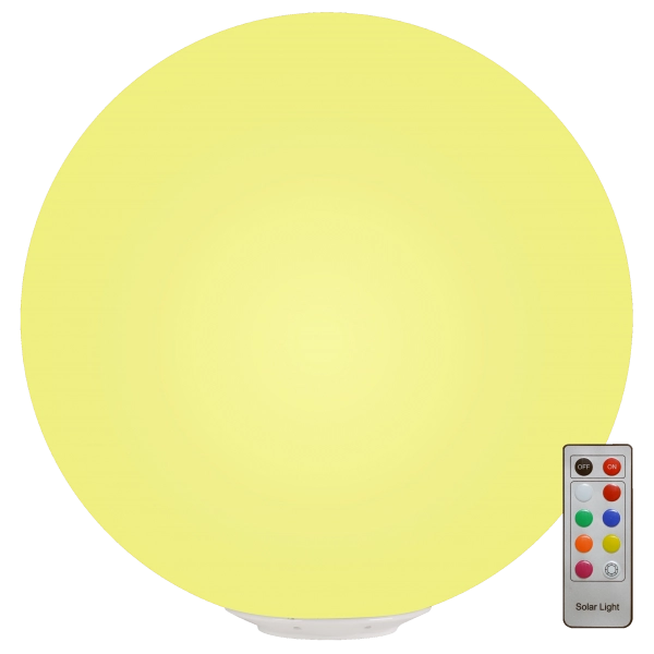 7even LED Solar Ball 40cm / Solar betriebene Leuchtkugel IP67, Farbwechsel fe...