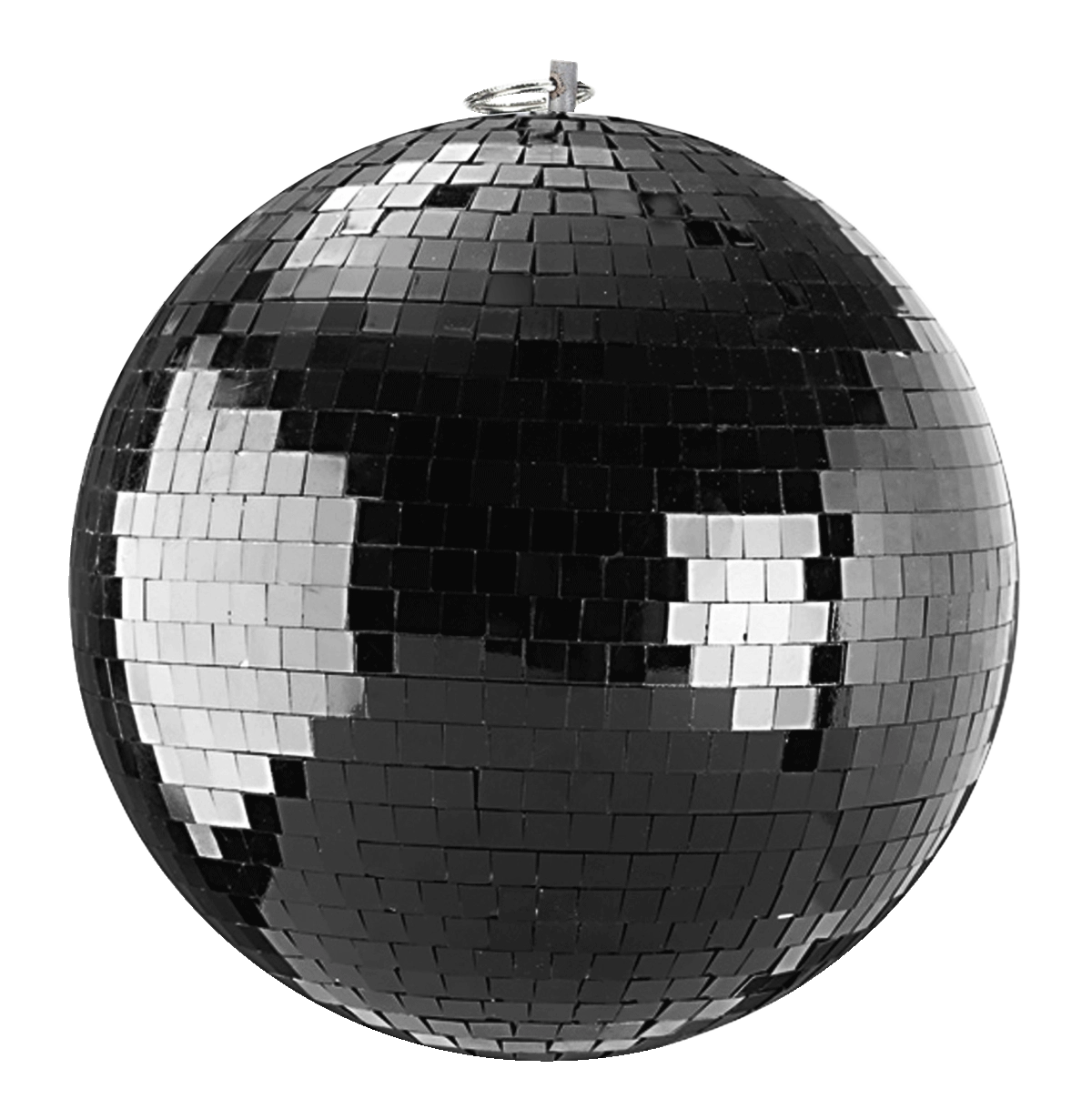 Spiegelkugel 20cm schwarz // Discokugel - Mirrorball 20cm black