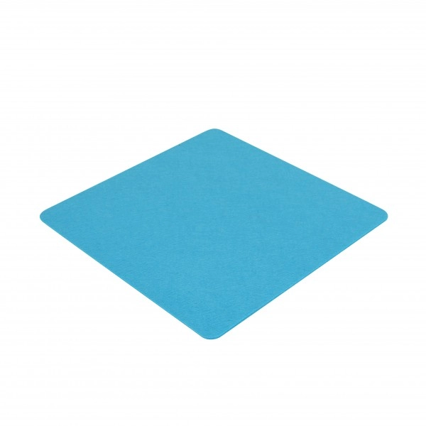 7even Filz Auflage 30 x 30 cm für z.B. Cube Hocker Blau - Einseitig 4mm