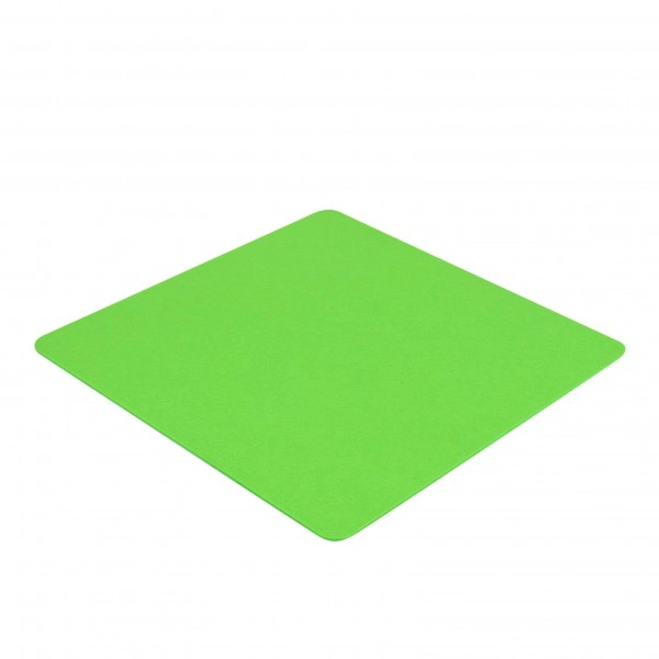 Filz Auflage 40 x 40 cm für z.B. Cube Hocker Apfel-Grün (Green) - Einseitig 4mm