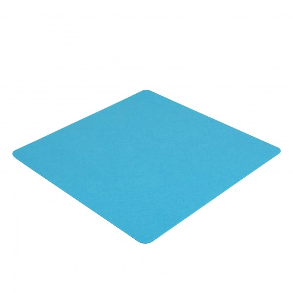 Filz Auflage 50 x 50 cm für z.B. Cube Hocker Blau - Einseitig 4mm