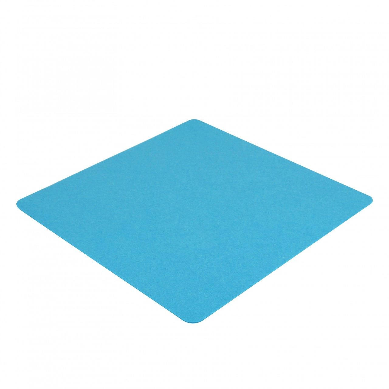Filz Auflage 50 x 50 cm für z.B. Cube Hocker Blau - Einseitig 4mm
