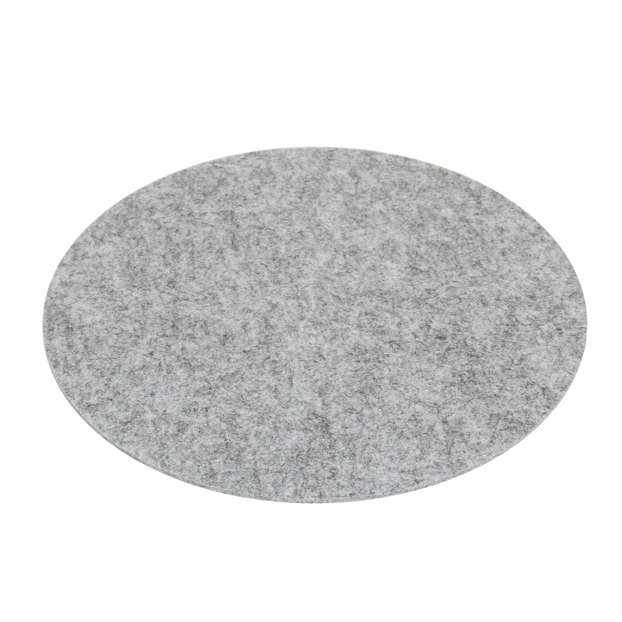 Filz Auflage 33 cm Rund grau - Kreisförmige Filzmatte Einseitig 4mm