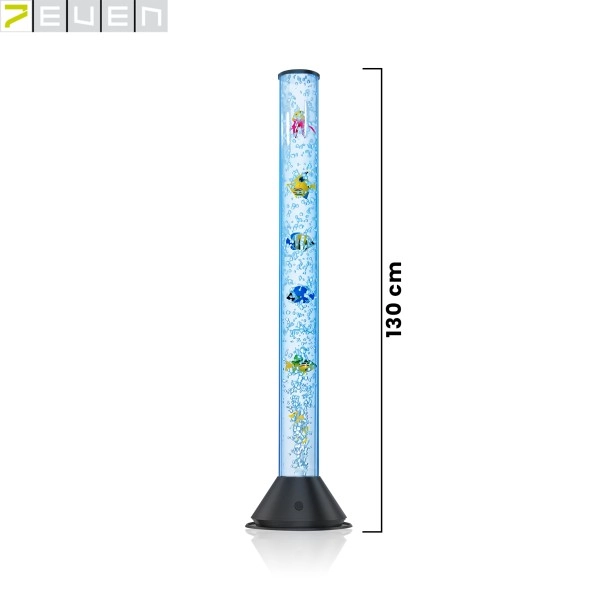 LED-Design & Sprudel-Wassersäule mit Fernbedienung 130cm hoch!