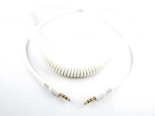 Ersatz Spiralkabel für 7even Headphone weiß
