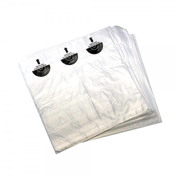 12" Schallplatten LP-Innenhülle High Quality HDPE & Reispapier (50 Stück Pack)