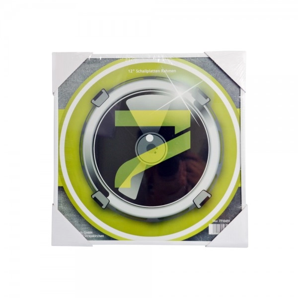 Schallplatten Bilderrahmen / Vinyl 12" Wand Bilderrahmen weiß
