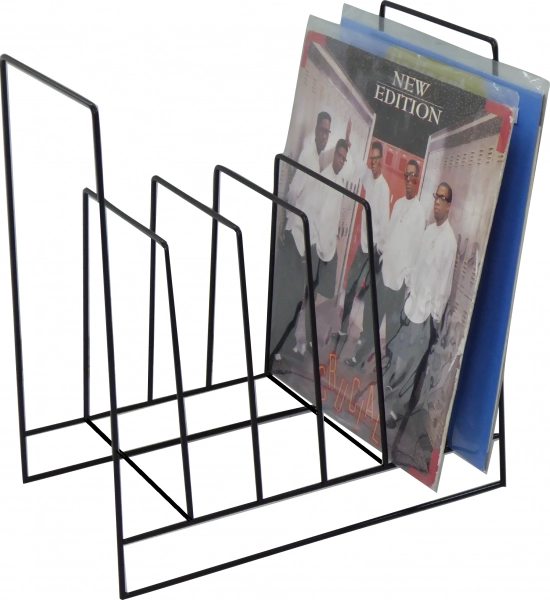 Schallplatten Ständer schwarz XL / Vinyl Records Rack XL black 39cm hoch!