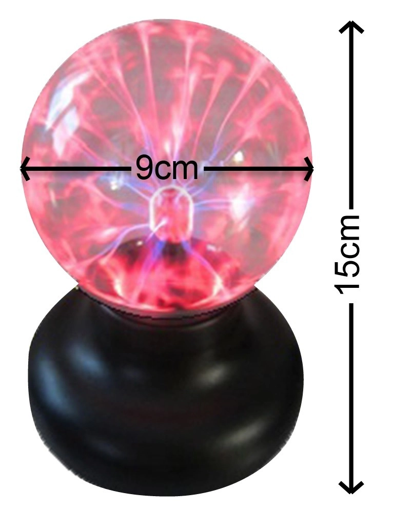 Plasma Ball Rot 15cm
